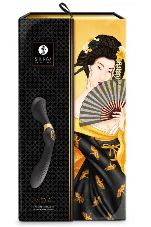 Shunga Vibrador Zoa Negro