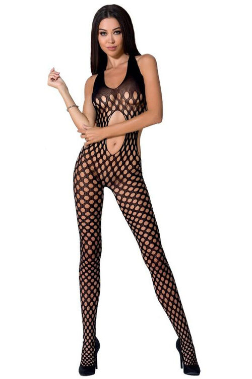 Passion Bs065 Bodystocking Negro Talla Unica