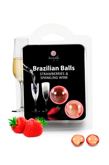 Set 2 Brazilian Balls Aromas Champagne y Fresas