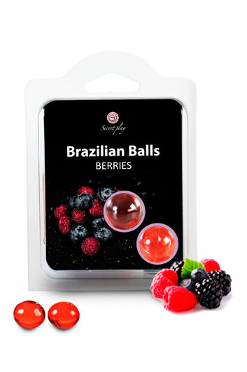 Set 2 Brazilian Balls Aromas Frutos Rojos