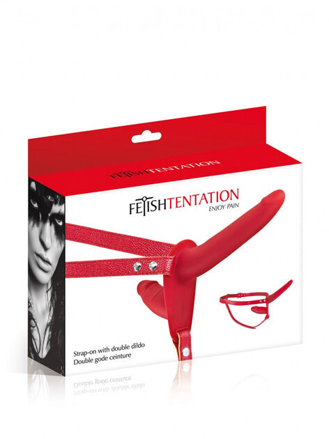 F.Tentation Arnes Vibrador Rojo Doble Recargable