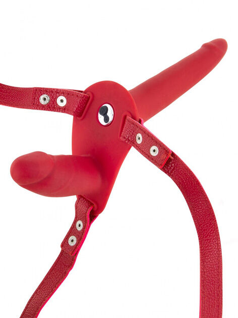 F.Tentation Arnes Vibrador Rojo Doble Recargable