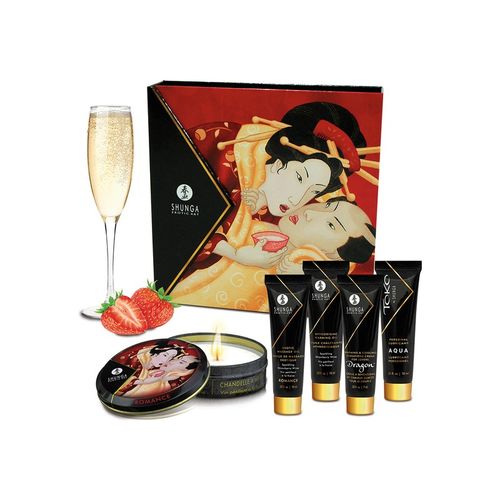 Kit Fin de Semana Secreto de Shunga Fresas/Champagne